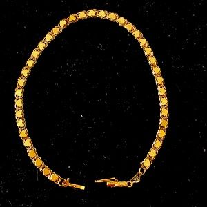 14k Beverly Hills Gold Heart Bracelet / Anklet